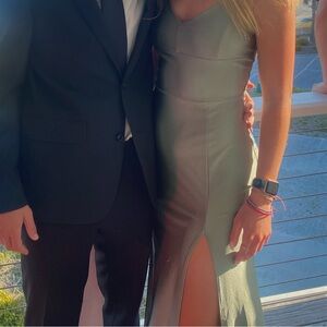 Light green formal dress